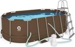 Zwembad Avenli 427cm | Rattan-look | Scherpe Prijs, Tuin en Terras, Zwembaden, 200 tot 300 cm, 80 tot 120 cm, Nieuw, Ophalen of Verzenden