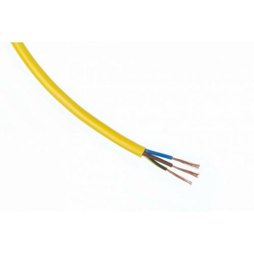 Ronde PU kabel H05/7BQ-F geel 3x2,5mm² per meter, Auto-onderdelen, Accu's en Toebehoren, Ophalen of Verzenden