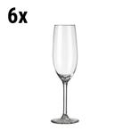 GGM Gastro | (6 stuks) Champagneglas - ESPRIT - 210 ml - |, Huis en Inrichting, Keuken | Servies, Nieuw, Effen, Verzenden