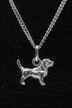 Zilveren Basset griffon vendeen petit ketting hanger - klein, Verzenden, Nieuw