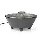 Elektrische BBQ | Nedis | Ø 30 cm (Zwart, Tafelbarbecue), Verzenden, Nieuw, Nedis