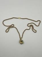 Ketting - 18 karaat Geel goud Parel - Parel - 18-karaats, Sieraden, Tassen en Uiterlijk, Antieke sieraden