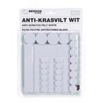 Benson Antikrasvilt - Wit - Diverse maten - 80 stuks - St..., Doe-het-zelf en Verbouw, Hout en Planken, Ophalen of Verzenden, Nieuw