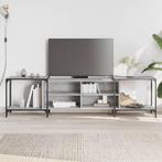 vidaXL Tv-meubel 203x37x50 cm bewerkt hout grijs sonoma, Huis en Inrichting, Kasten | Televisiemeubels, Verzenden, Nieuw, 200 cm of meer