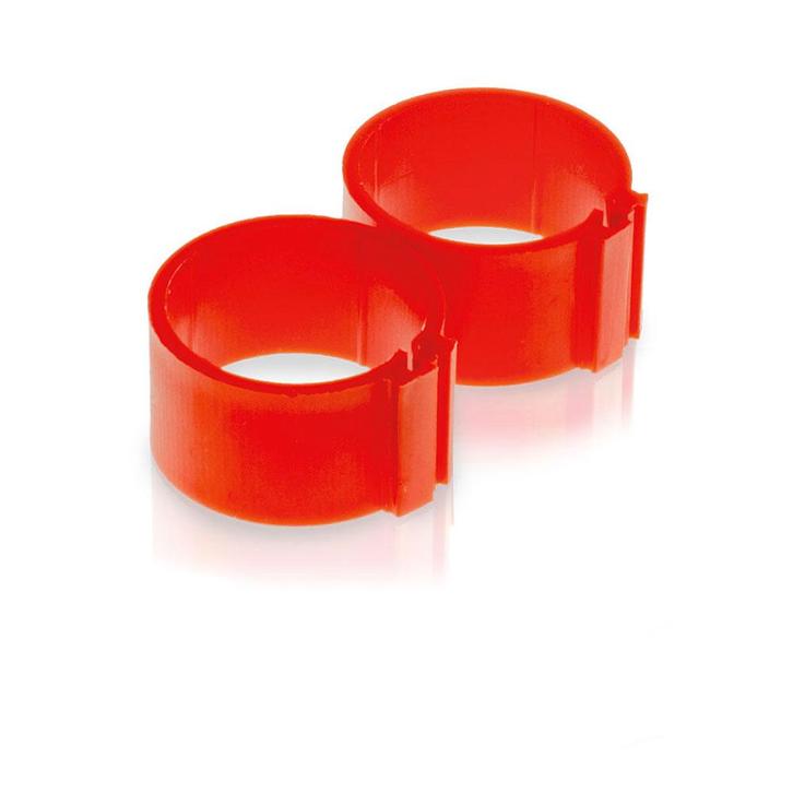 Pluimvee ring  8 mm rood, Dieren en Toebehoren, Vogels | Hokken en Kooien, Ophalen of Verzenden
