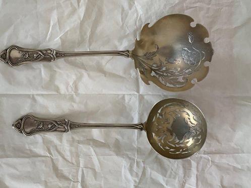 Gustave Veyrat - Suikerzeef (2) - Zilver, Antiek en Kunst, Antiek | Goud en Zilver