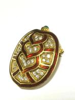 Judith Ripka - Broche - 18 karaat Geel goud -  1.80ct. tw., Sieraden, Tassen en Uiterlijk, Antieke sieraden