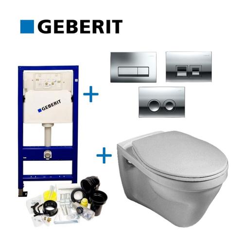 Geberit up100 set17 Gustavsberg Saval Vlakspoel met Delta, Doe-het-zelf en Verbouw, Sanitair, Overige typen, Nieuw, Ophalen of Verzenden