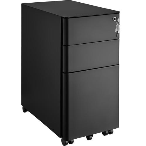 Archiefkast Parvus, 2 lades, 1 hangmappenkast - zwart, Huis en Inrichting, Kasten | Roldeurkasten en Archiefkasten, Verzenden