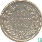Nederland 10 cents 1882 (munten), Postzegels en Munten, Munten | Nederland, Verzenden, Losse munt, Goud