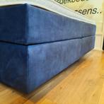 Boxspring De Vries Home 3L, 180x200cm, Blauw, Ophalen of Verzenden, 180 cm, 200 cm