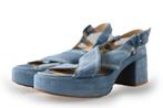 VIA VAI Sandalen in maat 41 Blauw | 10% extra korting, Kleding | Dames, Schoenen, Sandalen of Muiltjes, Zo goed als nieuw, VIA VAI