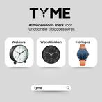 Tyme Wandklok - 30cm Klok modern - Analoog - Stil Uurwerk -, Ophalen of Verzenden, Zo goed als nieuw