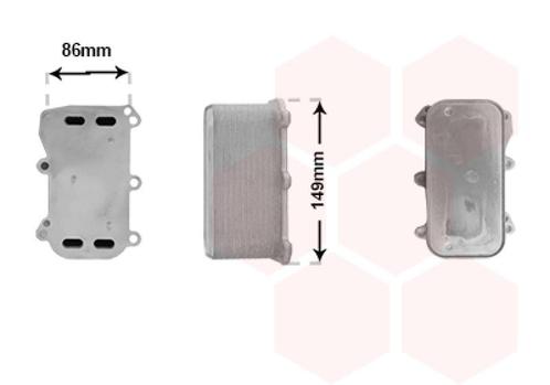 OLIEKOELER VOOR MERCEDES BENZ A-KL W176 2012-2018 1331880001, Auto diversen, Auto-accessoires, Nieuw, Ophalen of Verzenden