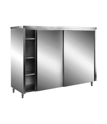 RVS Opbergkast met schuifdeuren | 70cm diep | 100cm breed beschikbaar voor biedingen
