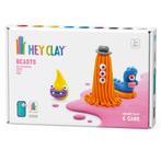 Hey Clay interactieve boetseerkleiset -  3 Beesten - Worm, Nieuw