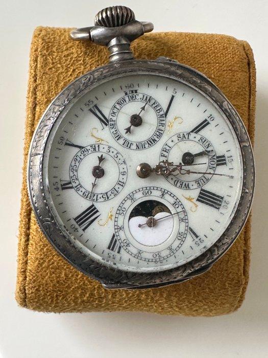 Gousset régulateur phase de lune - Triple Date Moon Phase -, Sieraden, Tassen en Uiterlijk, Horloges | Heren