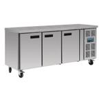 Polar RVS Vrieswerkbank 3-deurs | 417L | 230V, Verzenden, Nieuw in verpakking