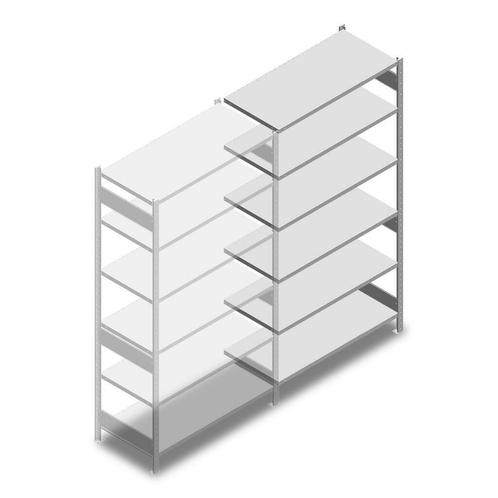 Gebruikte Meta legbordstelling 2500x1300x400 mm (hxbxd) 6, Zakelijke goederen, Kantoor en Winkelinrichting | Magazijn, Stelling en Opslag
