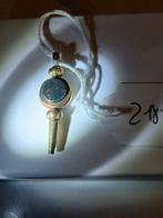 Autre - pendentif clé en or avec pierre de sang, Nieuw