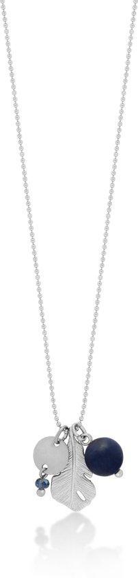 Scmyk ketting NSS-253 Indigo Chrome zilverkleurig - 41 cm, Sieraden, Tassen en Uiterlijk, Kettingen, Verzenden