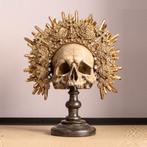 *WOONWINKEL* Kare Design King Skull Deco Gouden Schedel, Huis en Inrichting, Woonaccessoires | Overige, Nieuw, Verzenden