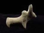 Indus Vallei Terracotta Stier beeldje - 8.5 cm (Zonder