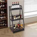Industriëel Wijnrek – Vrijstaand 3-Lagen Opbergrek 50kg, Huis en Inrichting, Verzenden, Nieuw