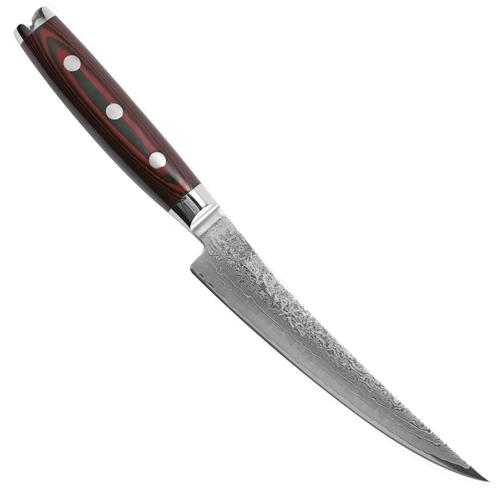 Yaxell Super Gou Uitbeenmes Gebogen 15 cm - 161 Lagen Dam..., Huis en Inrichting, Keuken | Bestek, Nieuw, Ophalen of Verzenden