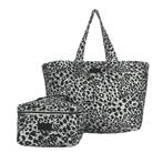 Reisset Strandtas/Weekendtas + Toilettas Panterprint, Verzenden, Nieuw