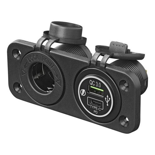 ProPlus Inbouw kit - 12V stekkerdoos + USB snellader - Ty..., Doe-het-zelf en Verbouw, Elektra en Kabels, Nieuw, Ophalen of Verzenden