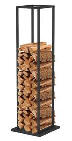 Haardhoutopslag - Design Houtrek - 115x33x33cm., Huis en Inrichting, Ophalen of Verzenden, Nieuw, Hout, Vrijstaand