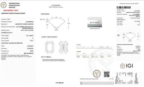 Ring - 18 karaat Geel goud - 2.13ct. tw. Diamant (Lab-grown), Sieraden, Tassen en Uiterlijk, Ringen