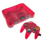 Nintendo N64 Console - Watermelon Red / Rood, Verzenden, Zo goed als nieuw