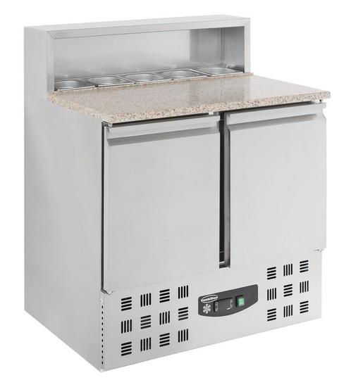 CombiSteel Pizzawerkbank | 230L | 2 Deuren 1/1 GN | Boven 5x, Witgoed en Apparatuur, Koelkasten en IJskasten, Ophalen of Verzenden