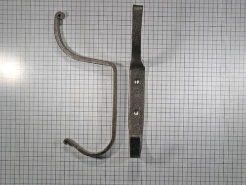 Hoed en jashaak recht, ijzer geroest, Huis en Inrichting, Woonaccessoires | Kapstokken, Verzenden