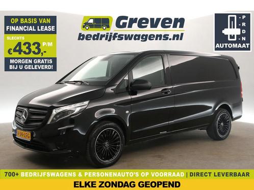 Mercedes-Benz Vito 114 CDI Lang AUT Airco Cruise Cam €433pm, Auto's, Bestelauto's, Automaat, Diesel, Zwart, Mercedes-Benz, Verzenden