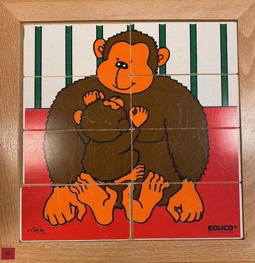 Educo puzzel Gorilla moeder met kind, Boeken, Schoolboeken, Nieuw, Verzenden