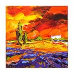 Olivier Pfleger - Mandrafina  Ciel de feu, Antiek en Kunst
