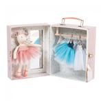 Moulin Roty Ballerina Muis met Garderobe Koffertje, Sport en Fitness, Verzenden, Nieuw