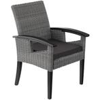 Wicker stoel Rosarno - grijs, Tuin en Terras, Tuinsets en Loungesets, Verzenden, Nieuw