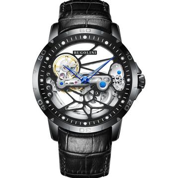 BUGOLINI® Orbis steel Automatisch Mechanisch Horloge - Zwart