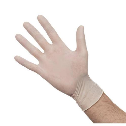 Latex handschoenen - gepoederd size S - 100 stuks, Zakelijke goederen, Horeca | Keukenapparatuur, Nieuw in verpakking, Verzenden