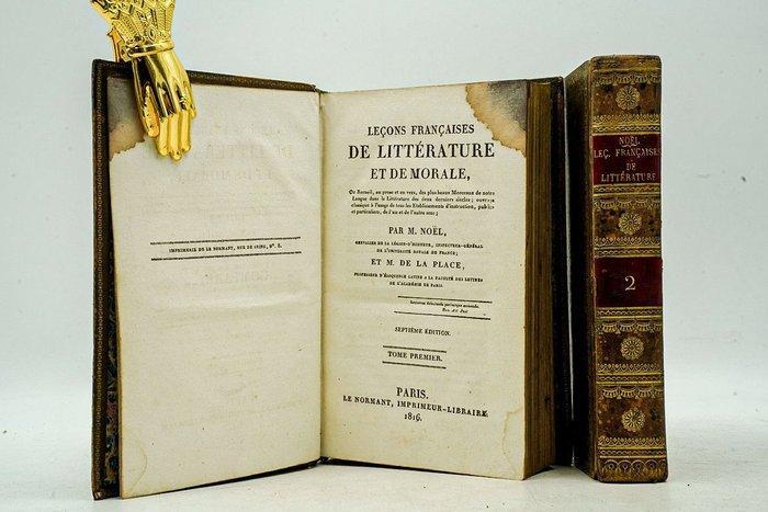 M. Noël et M. de La Place - Leçons françaises de littérature, Antiek en Kunst, Antiek | Boeken en Bijbels