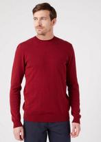 -46% Wrangler  Wrangler Crewneck knit rhubarb  maat XL, Verzenden, Nieuw, Rood