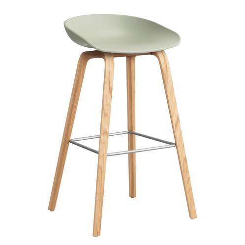 20% Korting | Hay About a Stool Barkruk, Huis en Inrichting, Barkrukken, Zo goed als nieuw, Hout, 60 tot 90 cm, Verzenden