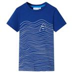 vidaXL Kindershirt 140 donkerblauw, Verzenden, Nieuw