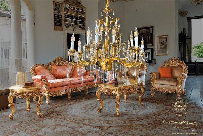 SLC Illumina - MG - Kroonluchter - prisma - Smeedijzer -, Antiek en Kunst, Kunst | Designobjecten