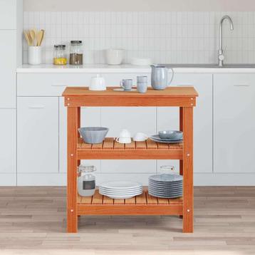 vidaXL Werkbank Wasbruin 78.5 x 50 x 80 cm Massief beschikbaar voor biedingen