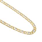 Halsketting - 18 karaat Geel goud, Witgoud, Sieraden, Tassen en Uiterlijk, Kettingen, Nieuw